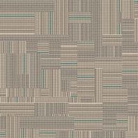 Ковровая плитка Milliken USA REMIX CUSTOM Freestyle 385 Taupe-Aqua Бежевый