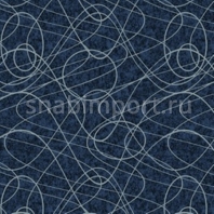 Ковровое покрытие Forbo Flotex Shape Swirl 780007 синий — купить в Москве в интернет-магазине Snabimport