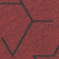 Ковровая плитка Forbo Flotex Triad-131001 Красный