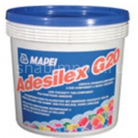 Двухкомпонентный полиуретановый клей Mapei Adesilex G20 низкой вязкости для резиновых, ПВХ покрытий бежевый