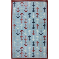 Ковер Durkan Rugs Crib 2 College Anchors Blue голубой