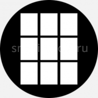 Гобо металлические Rosco Windows,Doors &amp; Blinds 78487 чёрный — купить в Москве в интернет-магазине Snabimport