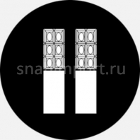 Гобо металлические Rosco Windows,Doors &amp; Blinds 78495 чёрный — купить в Москве в интернет-магазине Snabimport