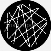Гобо металлические Rosco Breakups 77217 чёрный — купить в Москве в интернет-магазине Snabimport