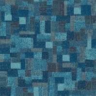 Ковровое покрытие Forbo Flotex Vision Pattern Collage 610003 голубой