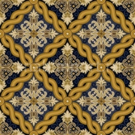Ковер Durkan Print Antonia D11741 желтый — купить в Москве в интернет-магазине Snabimport