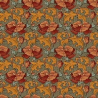 Ковер Durkan Print Summerly D11861 коричневый