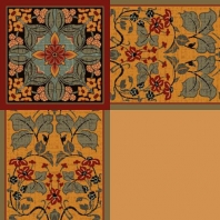 Ковер Durkan Print Summerly D11870 желтый