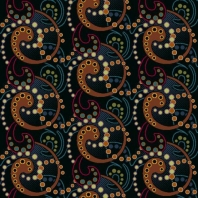 Ковер Durkan Print Calliope D13164 чёрный — купить в Москве в интернет-магазине Snabimport