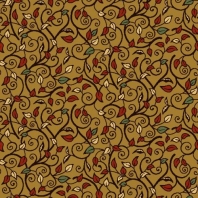 Ковер Durkan Print Gardenelle D13383 желтый — купить в Москве в интернет-магазине Snabimport