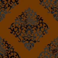 Ковер Durkan Print Creative Design D14361 оранжевый — купить в Москве в интернет-магазине Snabimport