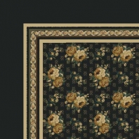 Ковер Durkan Print Fairlawn D3789 чёрный — купить в Москве в интернет-магазине Snabimport