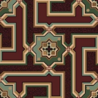 Ковер Durkan Print Sultana D3860 коричневый
