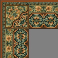 Ковер Durkan Print Josephine D4042 коричневый — купить в Москве в интернет-магазине Snabimport