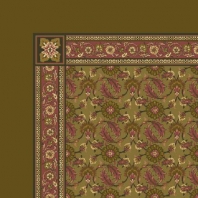 Ковер Durkan Print Mogul Majesty D4053 зеленый — купить в Москве в интернет-магазине Snabimport