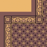 Ковер Durkan Print Orient Express D4137 коричневый — купить в Москве в интернет-магазине Snabimport