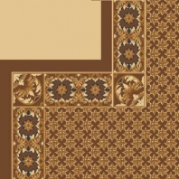 Ковер Durkan Print Regency D4140 коричневый — купить в Москве в интернет-магазине Snabimport