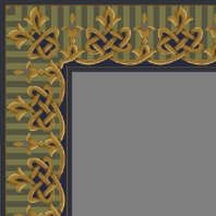 Ковер Durkan Print Coloratura D4225 желтый