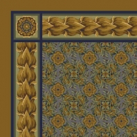 Ковер Durkan Print Coloratura D4318 желтый — купить в Москве в интернет-магазине Snabimport