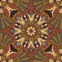 Ковер Durkan Print Deco-Romance D4474 коричневый