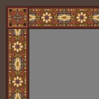 Ковер Durkan Print Deco-Romance D4476 Серый — купить в Москве в интернет-магазине Snabimport