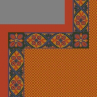 Ковер Durkan Print Fandango D4573 коричневый — купить в Москве в интернет-магазине Snabimport