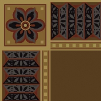 Ковер Durkan Print Eastwind D4675 коричневый