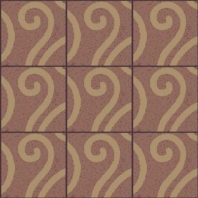 Ковер Durkan Print Volute D4881 коричневый — купить в Москве в интернет-магазине Snabimport