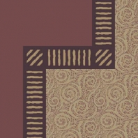 Ковер Durkan Print Volute D4898 коричневый