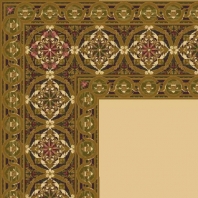 Ковер Durkan Print Chantilly D5028 зеленый — купить в Москве в интернет-магазине Snabimport
