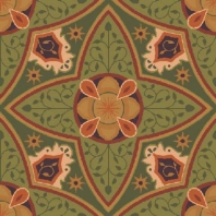 Ковер Durkan Print Kashmir D5097 зеленый — купить в Москве в интернет-магазине Snabimport