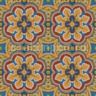 Ковер Durkan Print Arabesque D5098 желтый — купить в Москве в интернет-магазине Snabimport