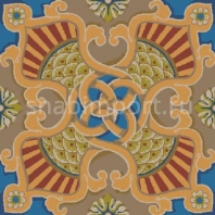 Ковер Durkan Print Arabesque D5112 желтый — купить в Москве в интернет-магазине Snabimport