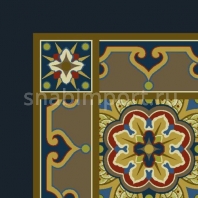 Ковер Durkan Print Arabesque D5116 синий — купить в Москве в интернет-магазине Snabimport
