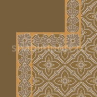 Ковер Durkan Print Arabesque D5133 коричневый — купить в Москве в интернет-магазине Snabimport
