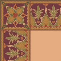 Ковер Durkan Print Kashmir D5173 коричневый