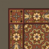 Ковер Durkan Print Deco-Romance D5325 коричневый — купить в Москве в интернет-магазине Snabimport