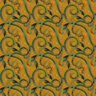 Ковер Durkan Print Botanica D5430 желтый — купить в Москве в интернет-магазине Snabimport