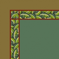 Ковер Durkan Print Botanica D5440 зеленый