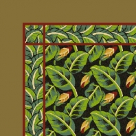 Ковер Durkan Print Botanica D5463 зеленый — купить в Москве в интернет-магазине Snabimport