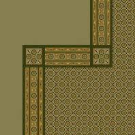 Ковер Durkan Print Monaco D5564 зеленый