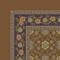 Ковер Durkan Print Monaco D5626 коричневый — купить в Москве в интернет-магазине Snabimport