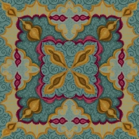 Ковер Durkan Print Madras D5674 Серый — купить в Москве в интернет-магазине Snabimport