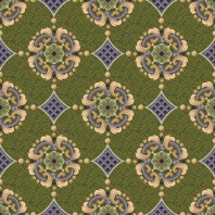 Ковер Durkan Print Belvedere D5682 зеленый — купить в Москве в интернет-магазине Snabimport