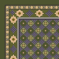Ковер Durkan Print Belvedere D5688 зеленый — купить в Москве в интернет-магазине Snabimport