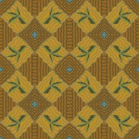 Ковер Durkan Print Madras D5694 желтый — купить в Москве в интернет-магазине Snabimport