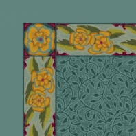 Ковер Durkan Print Madras D5698 голубой — купить в Москве в интернет-магазине Snabimport