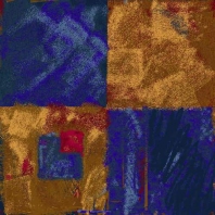 Ковер Durkan Print Coltrane D5709 синий — купить в Москве в интернет-магазине Snabimport