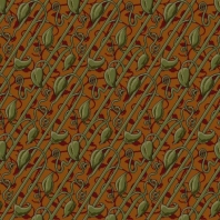 Ковер Durkan Print Guinevere Collection D7220-MW59 зеленый — купить в Москве в интернет-магазине Snabimport