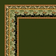 Ковер Durkan Print Palermo Collection D7370 зеленый — купить в Москве в интернет-магазине Snabimport
